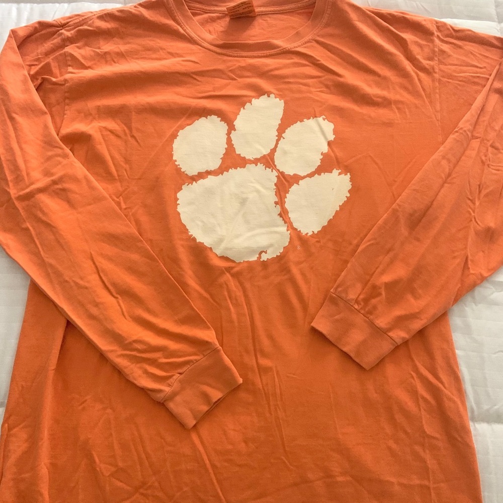 Clemson Paw Print Long Sleeve Tee